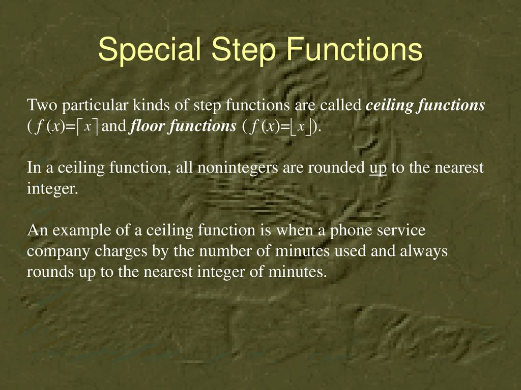 Step Functions Ppt Download