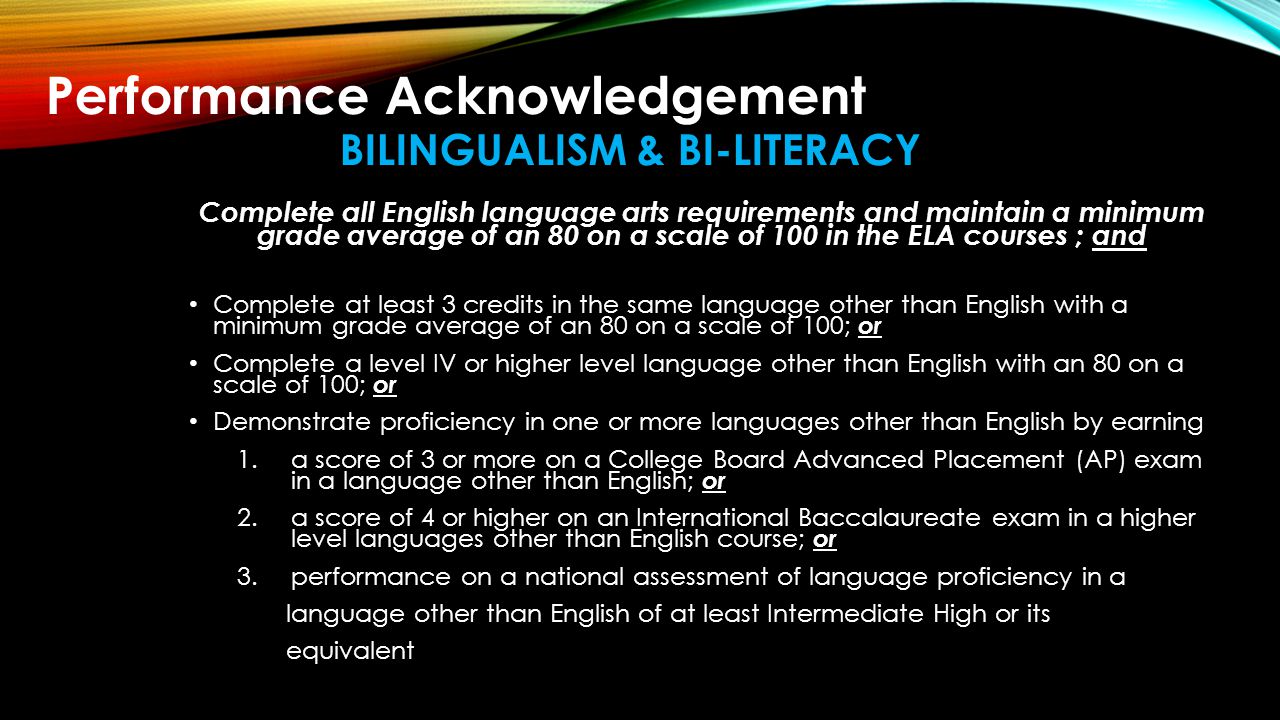 bilingualism & bi-literacy