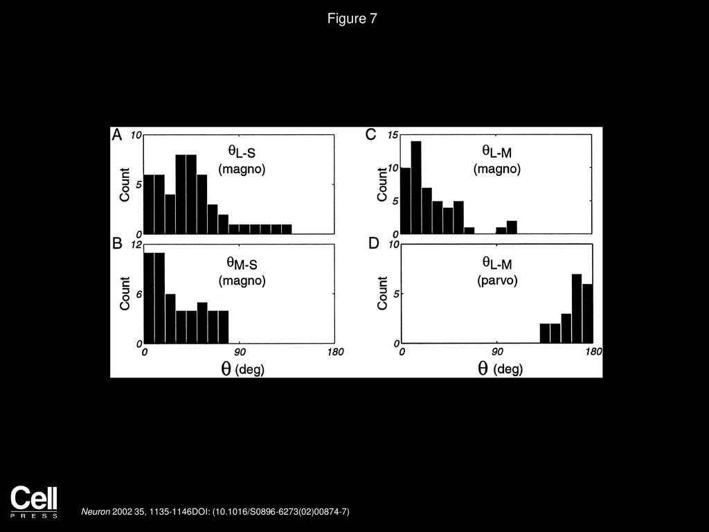 Figure 7 Phase Analysis of Responses to L, M, and S Cone-Isolating Gratings.