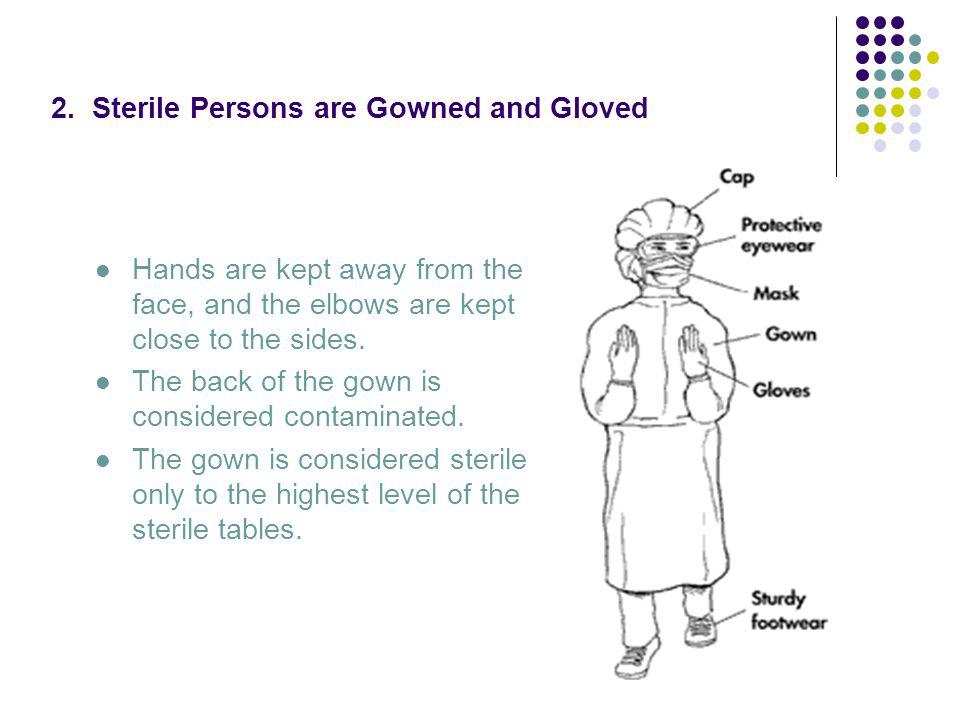 2. Sterile Persons are Gowned and Gloved