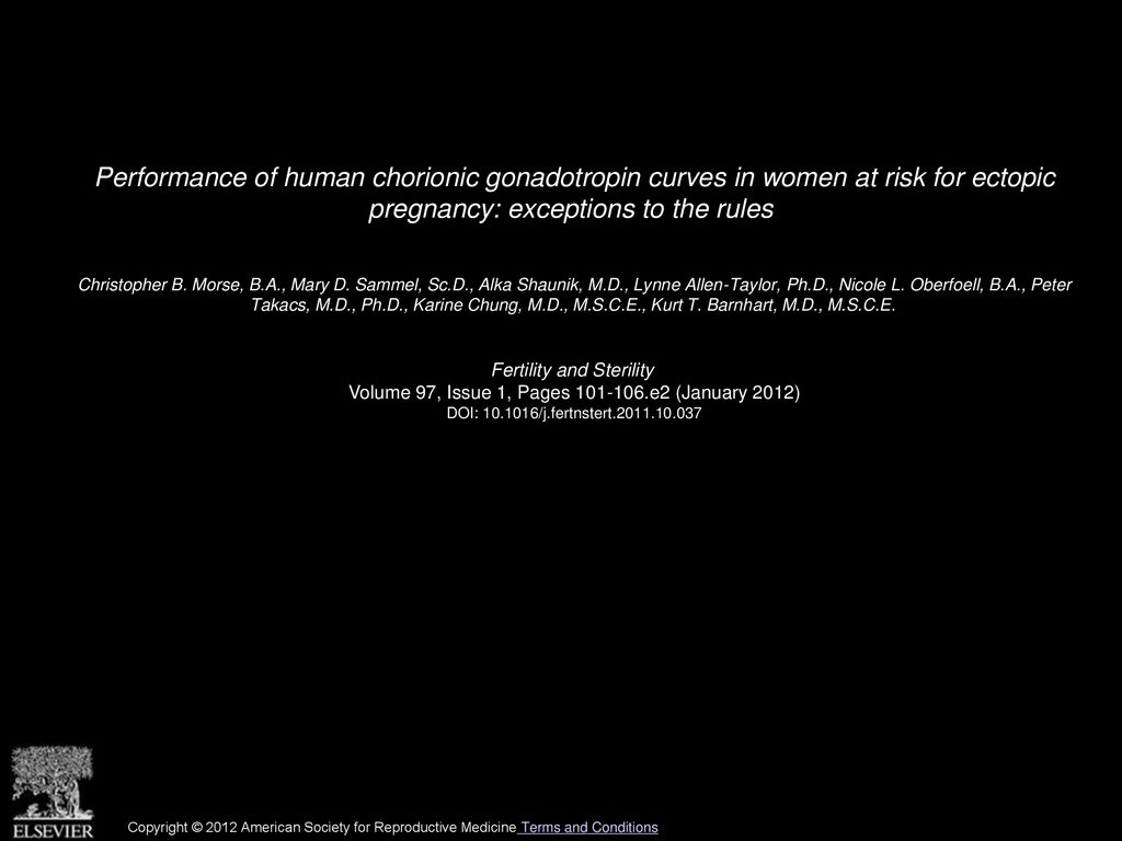 Performance of human chorionic gonadotropin curves in women at risk for ectopic pregnancy: exceptions to the rules