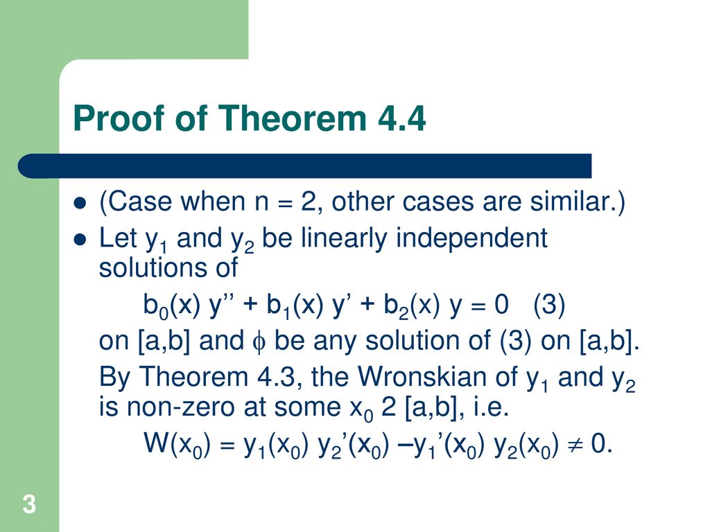 General Solution Homogeneous And Non Homogeneous Equations Ppt Download