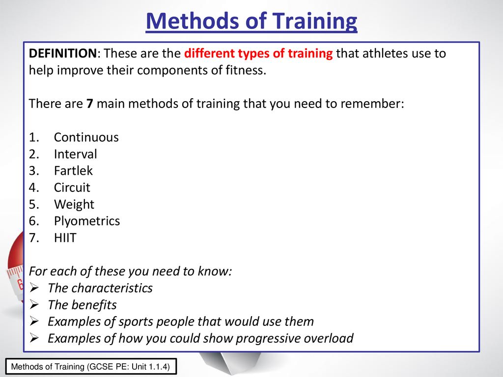 Methods Of Training Definition These Are The Different Types Of