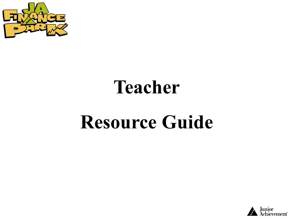 Teacher Resource Guide