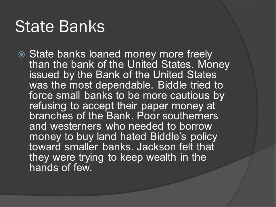 State Banks