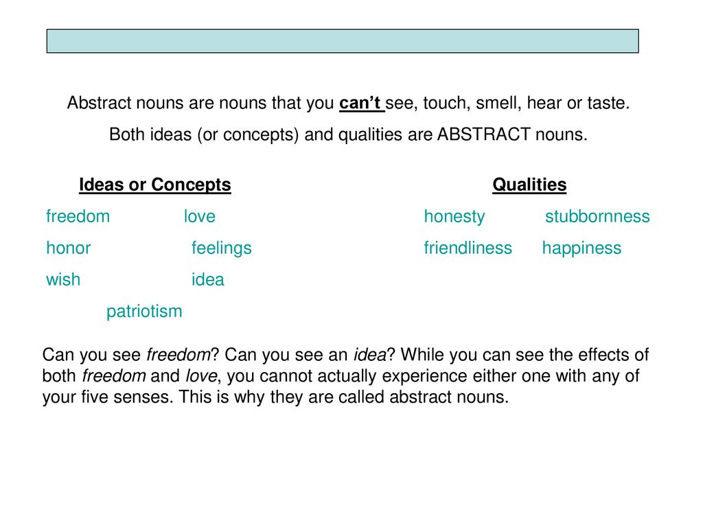The Parts Of Speech Nouns I Ppt Download