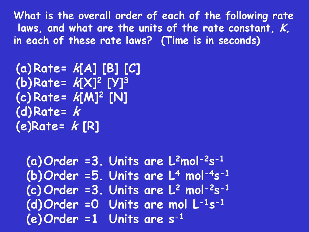 Chemical Kinetics What Do We Know About Chemical Reactions Ppt Download