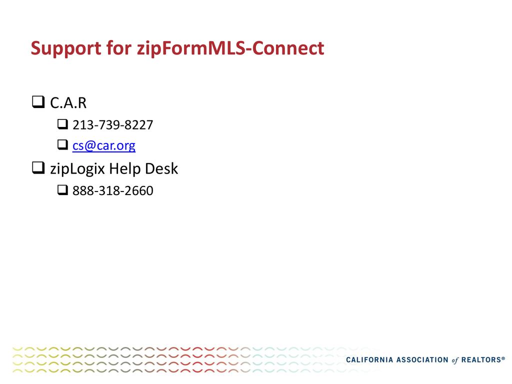 Zipformmls Connect Ppt Download