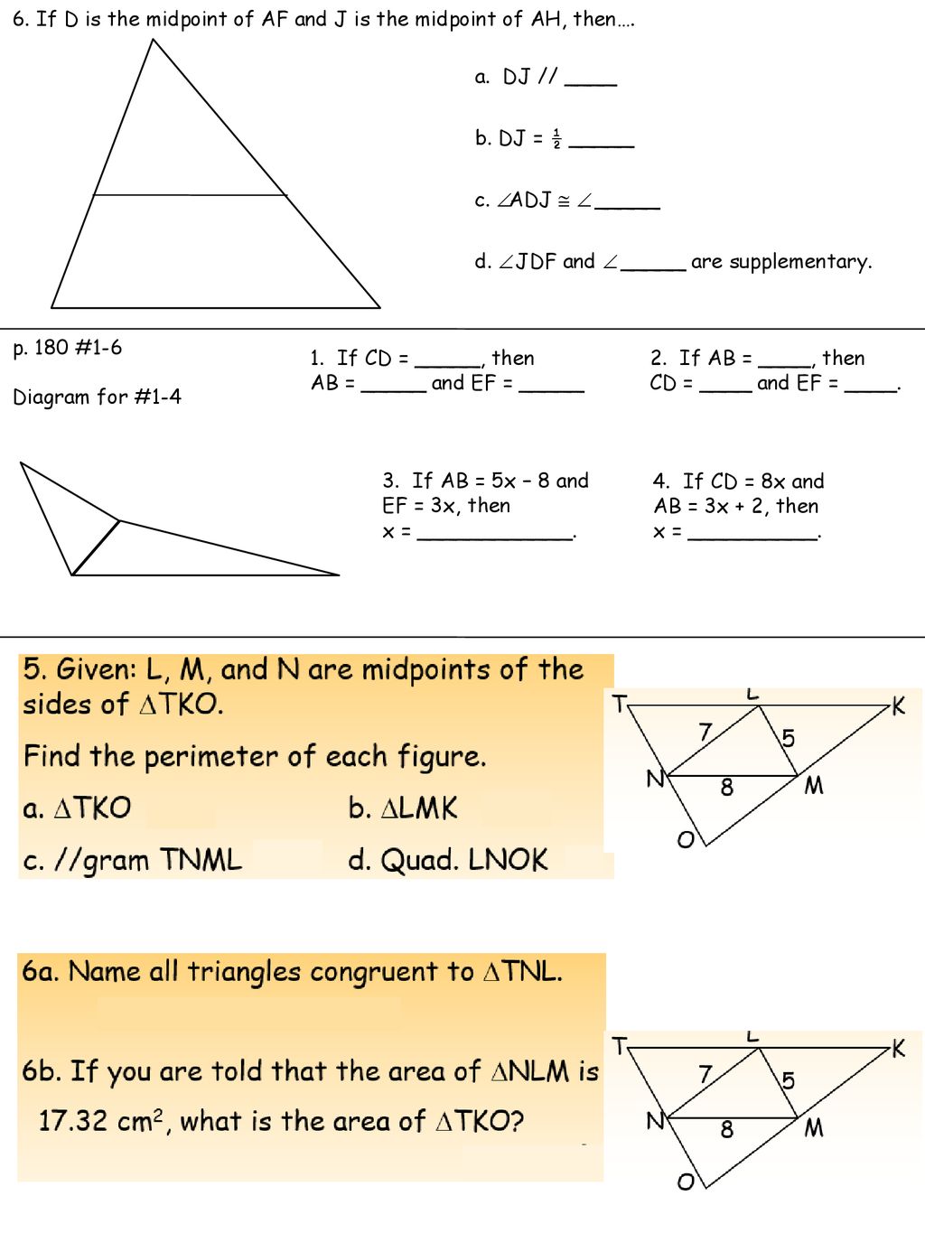 Geometry Trig Name Ppt Download