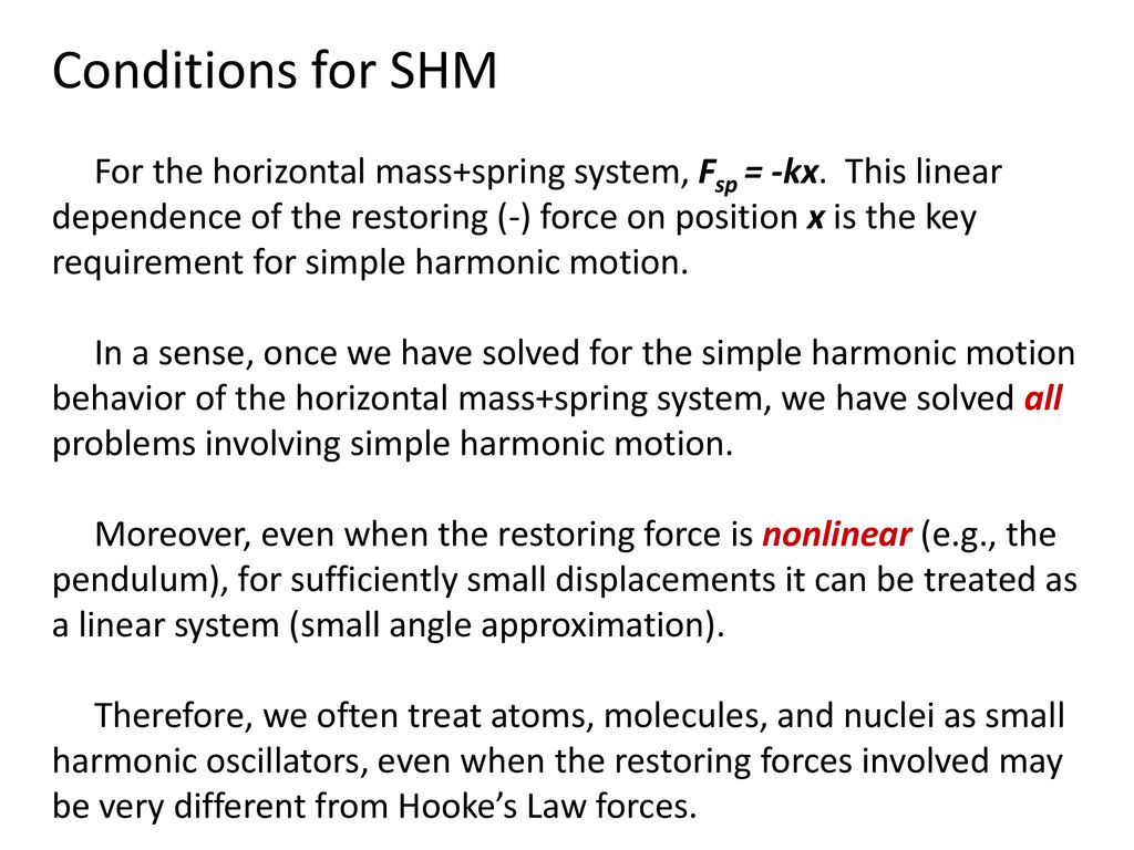 what is simple harmonic motion
