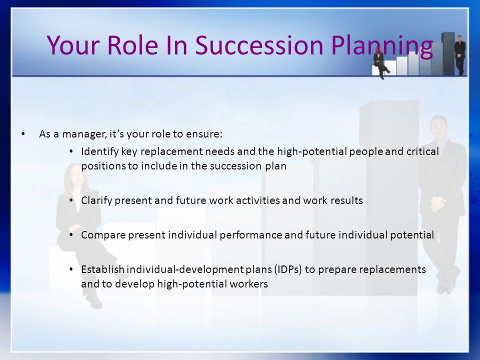 Your Role In Succession Planning