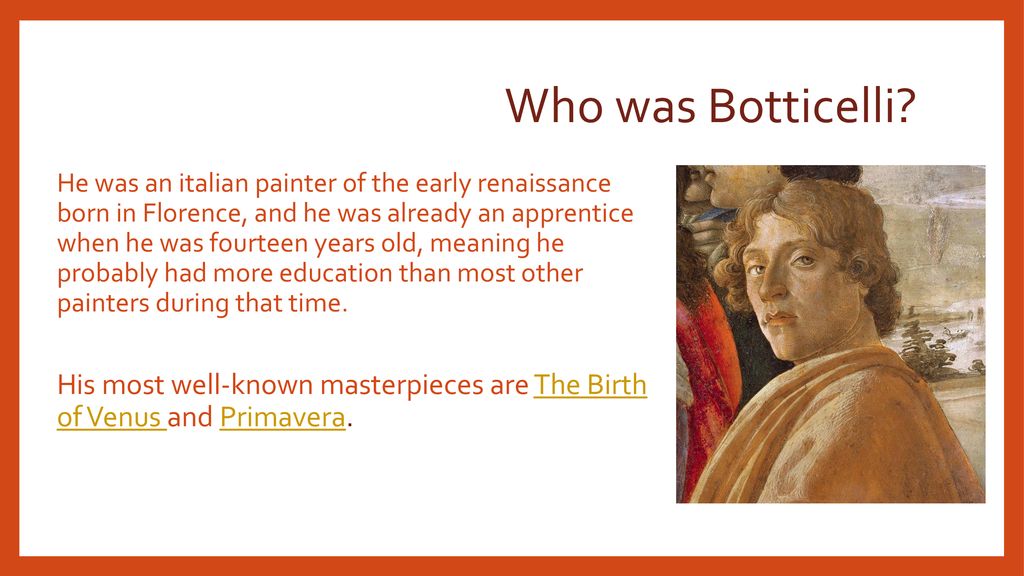 Who was Botticelli