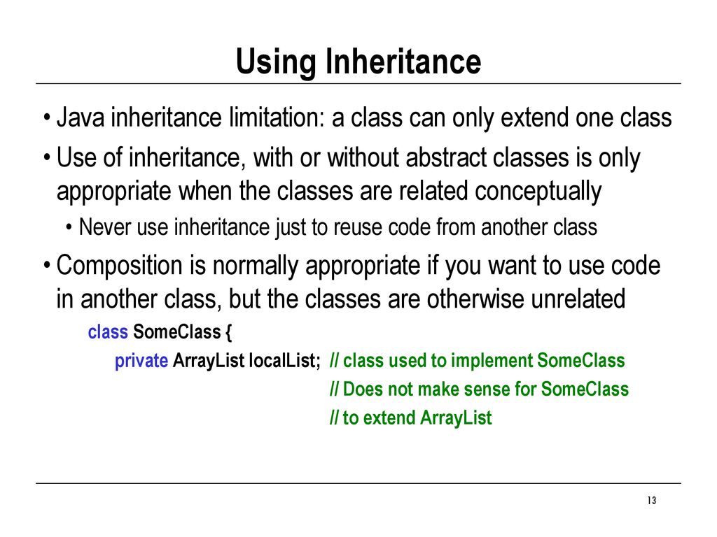 More About Inheritance Interfaces Ppt Download