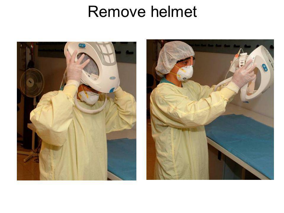 Remove helmet
