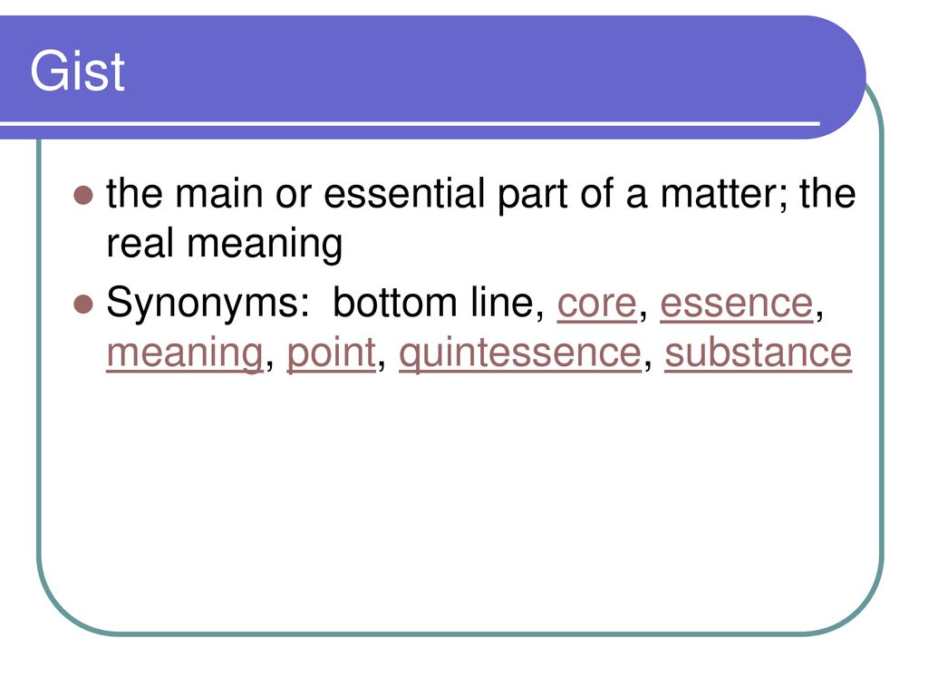 English Literature Vocabulary Week Ppt Download