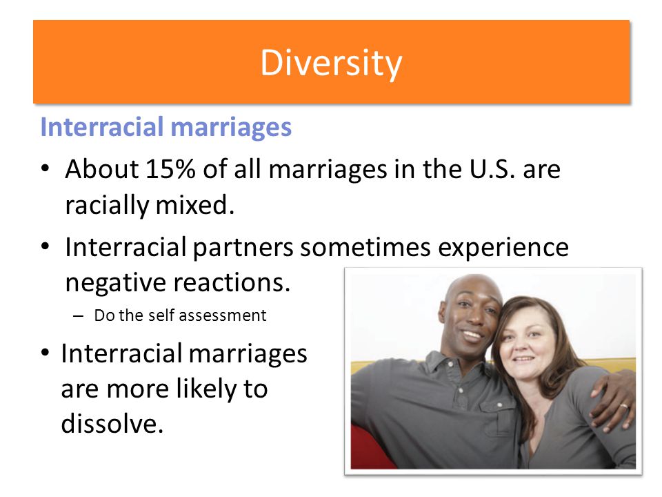 Diversity Interracial marriages