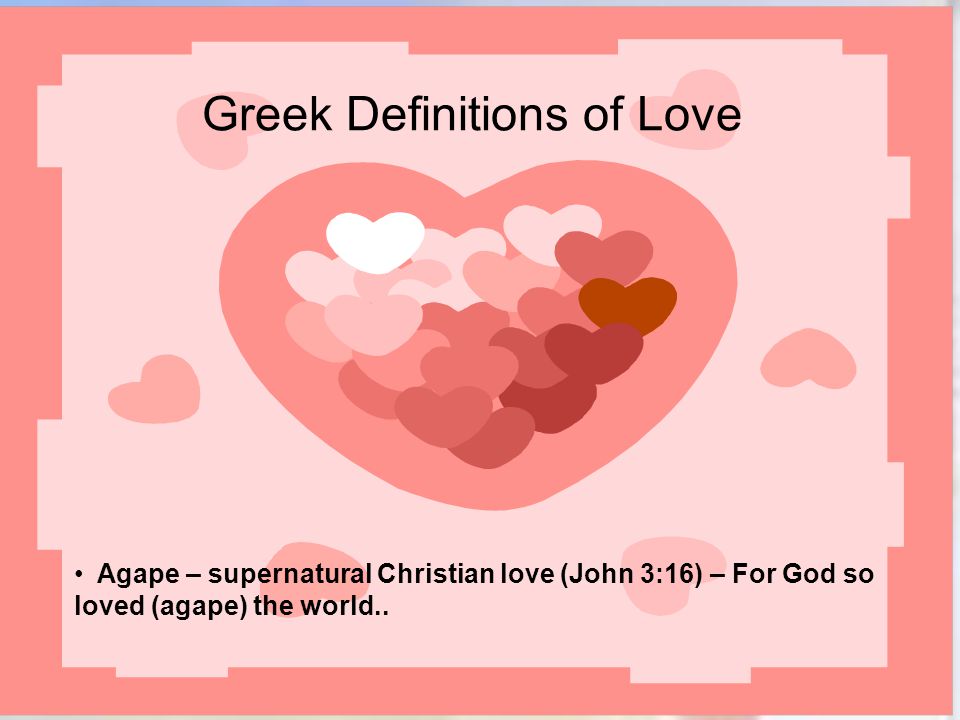 Greek Definitions of Love