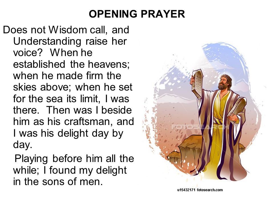 OPENING PRAYER