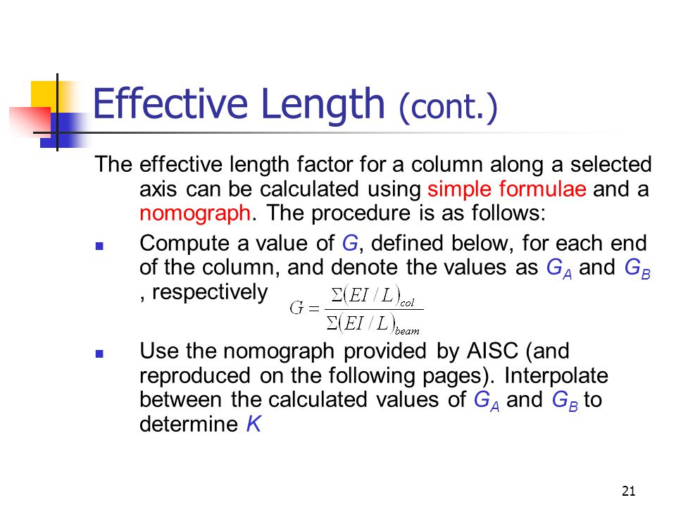 Effective Length (cont.)