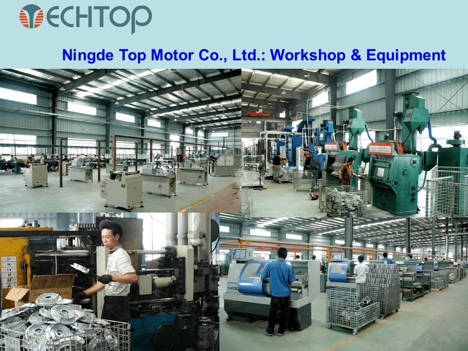 Ningde Top Motor Co., Ltd.: Workshop & Equipment