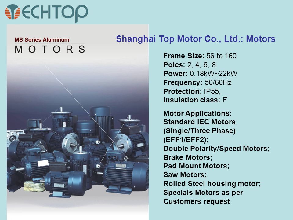 Shanghai Top Motor Co., Ltd.: Motors