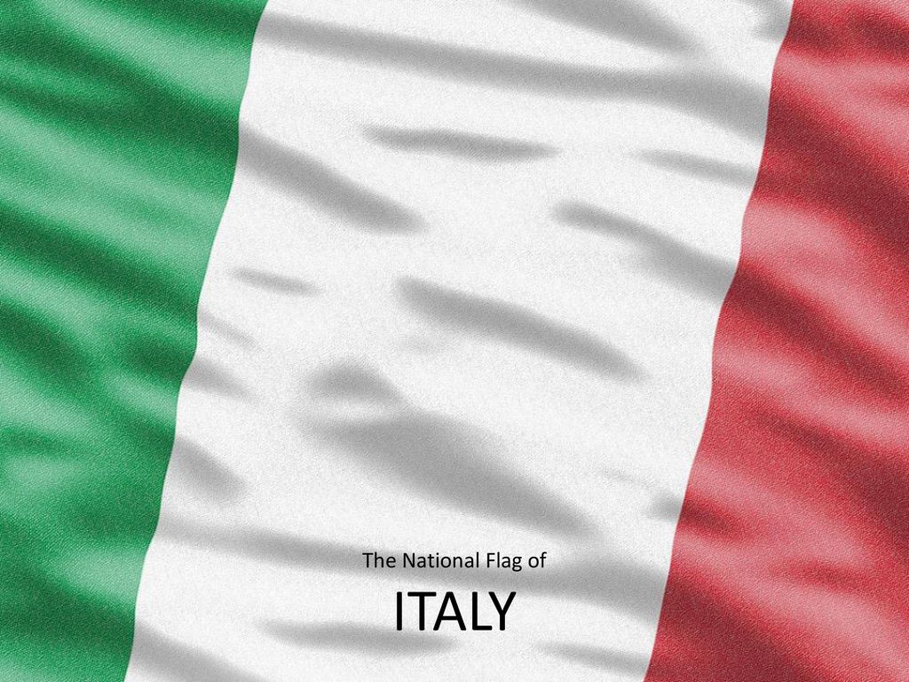 The National Flag of ITALY