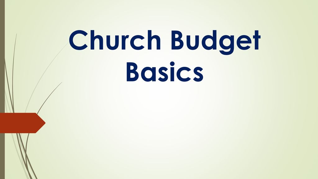 Church Budget Basics