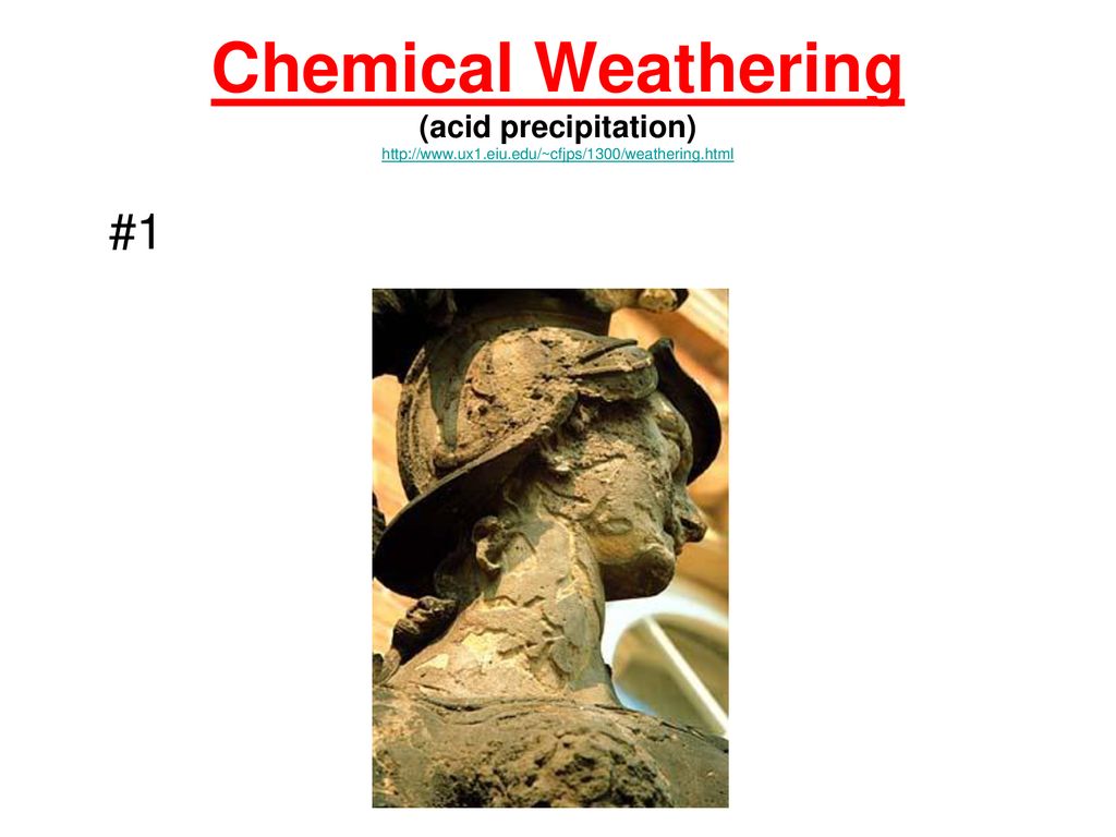 Chemical Weathering (acid precipitation)   ux1. eiu