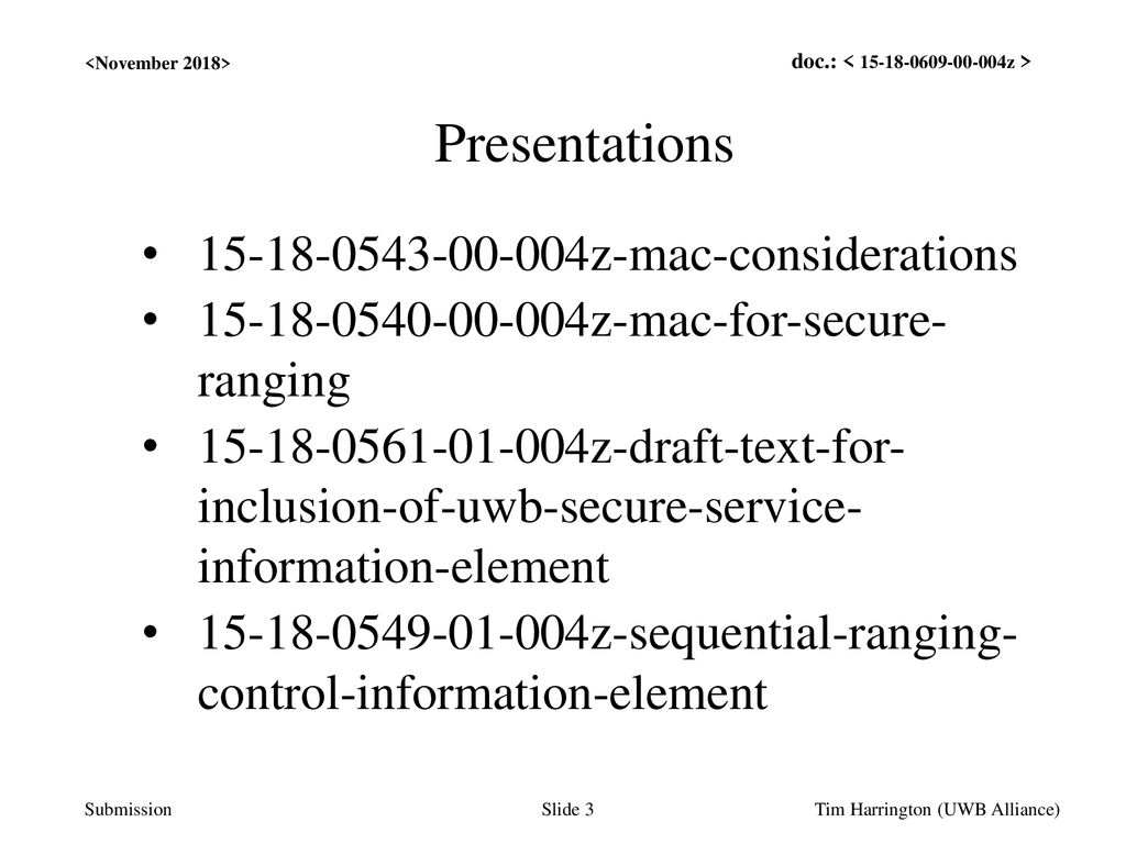 Presentations z-mac-considerations