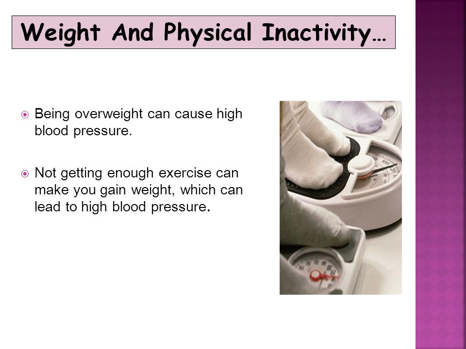 Weight And Physical Inactivity…