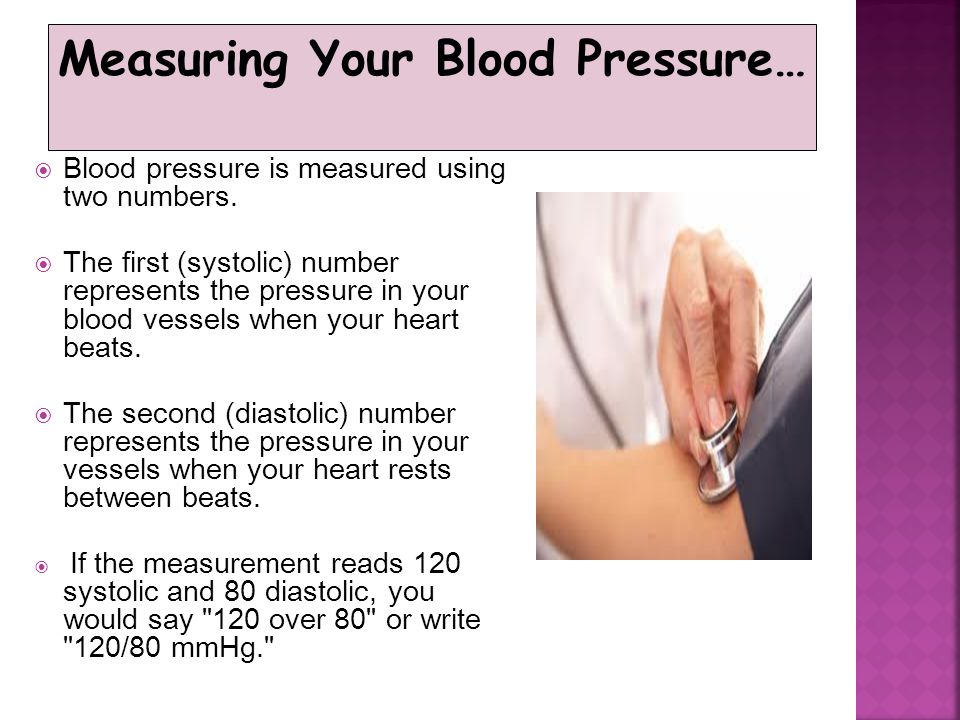 Measuring Your Blood Pressure…