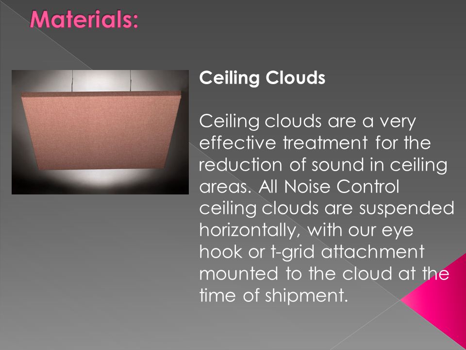 Materials: Ceiling Clouds