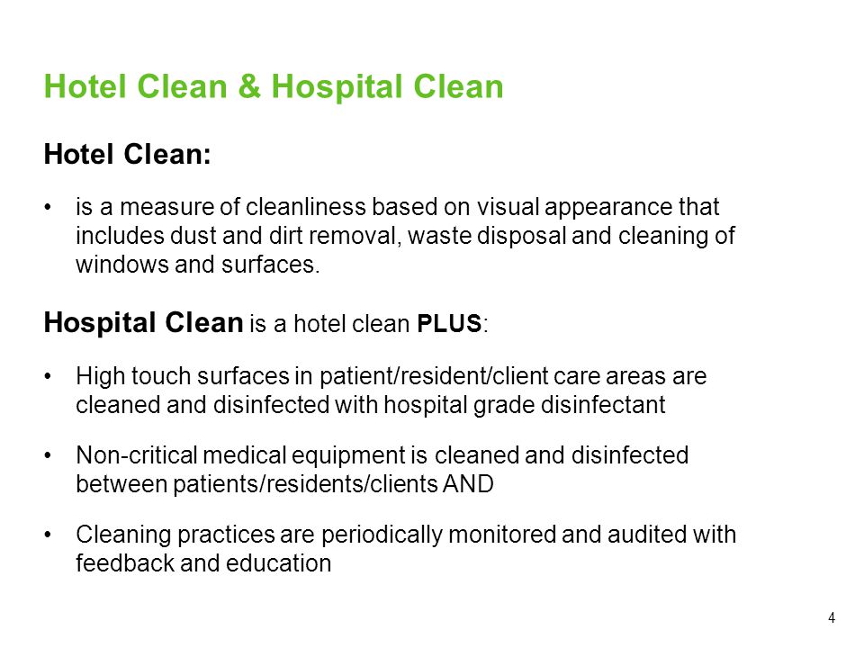 Hotel Clean & Hospital Clean