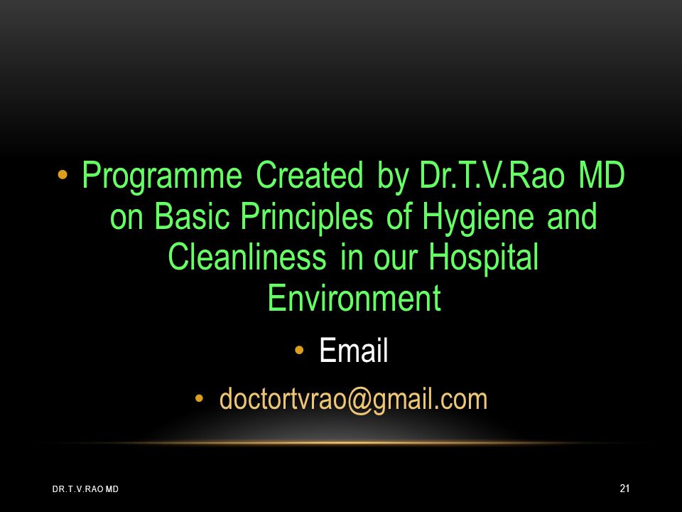 Programme Created by Dr. T. V