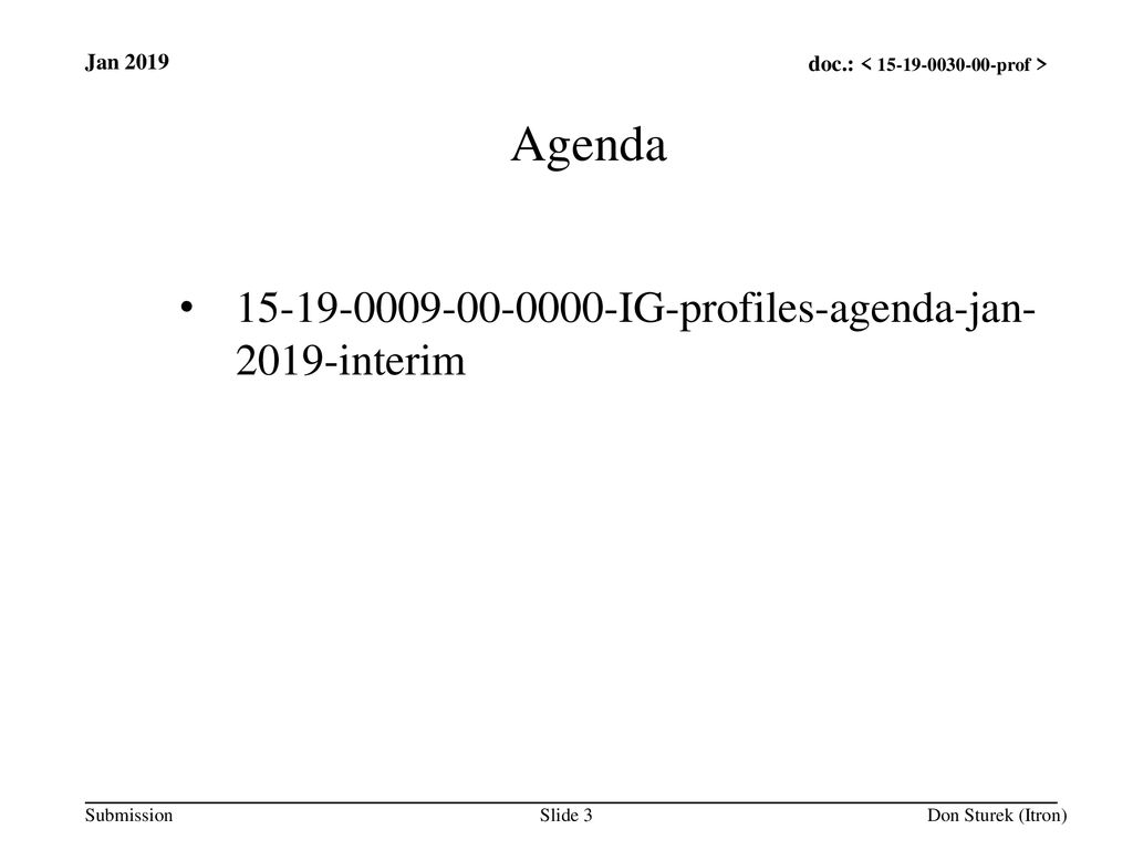 Agenda IG-profiles-agenda-jan interim