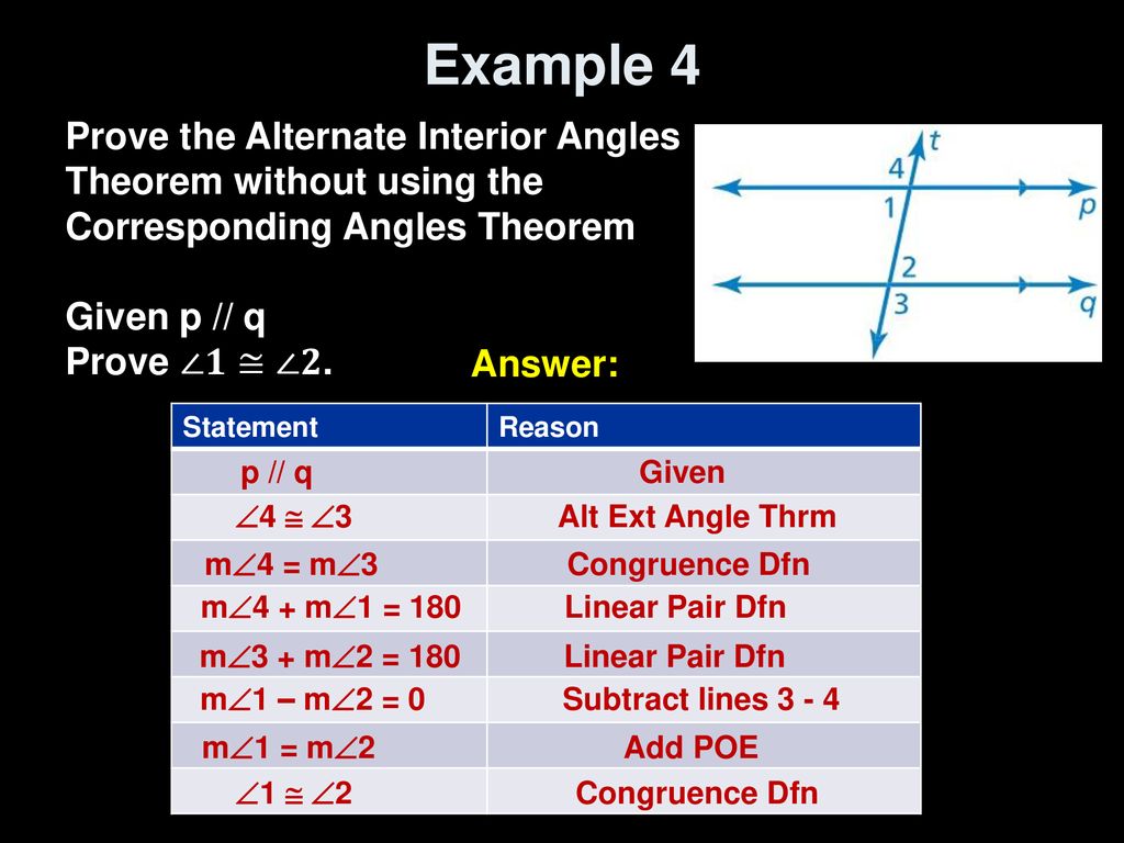 Pairs Of Lines And Angles Ppt Download