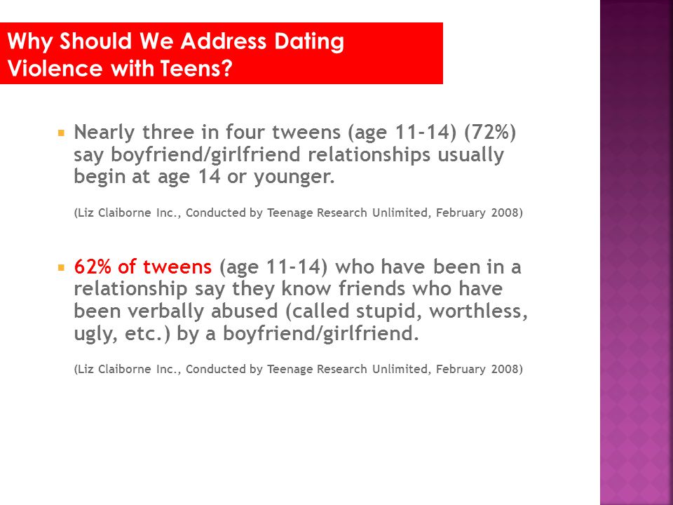 Why Should We Address Dating Violence with Teens