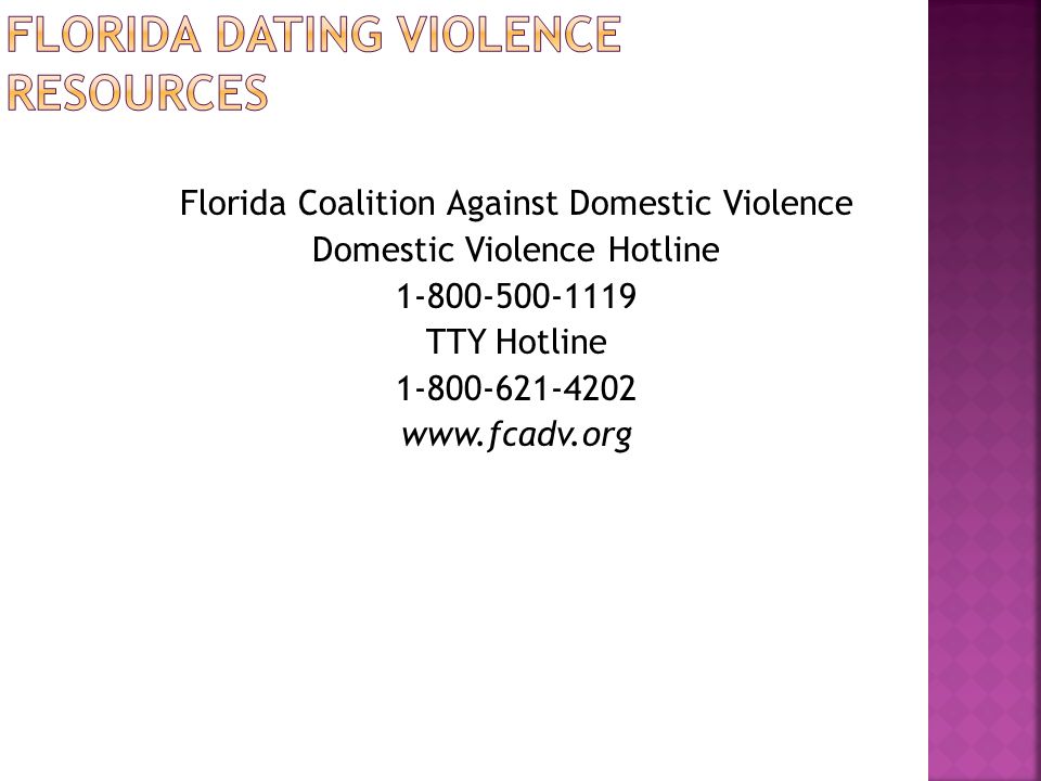 Florida Dating Violence Resources