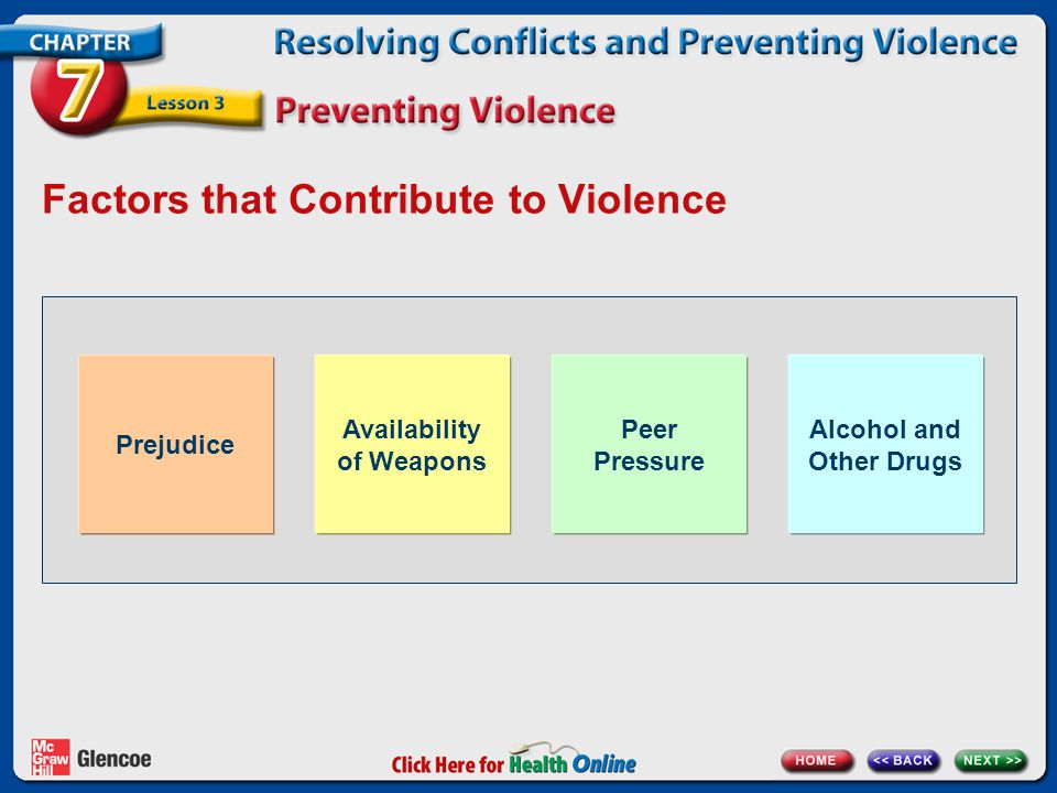 Factors that Contribute to Violence