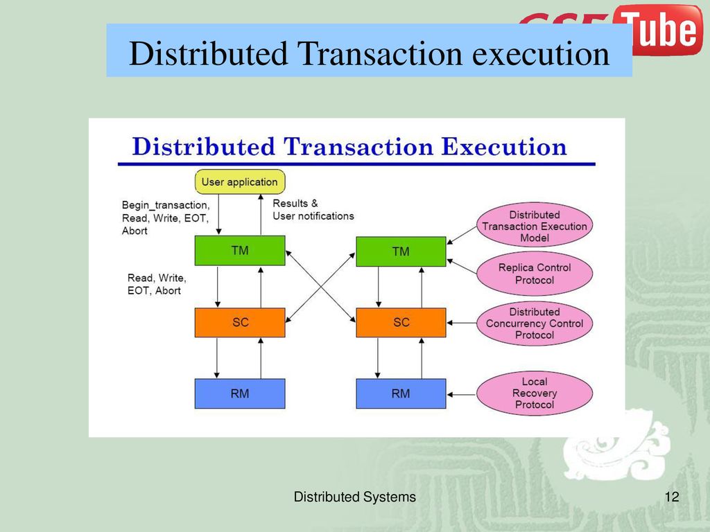 Distributed Transaction execution