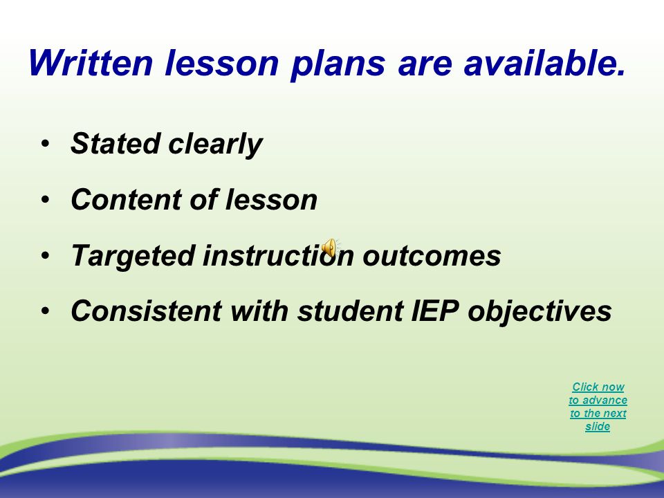 Written lesson plans are available.