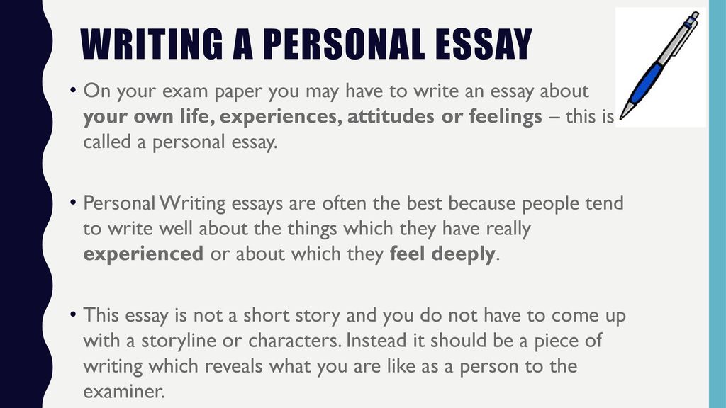 what to write about in a personal essay