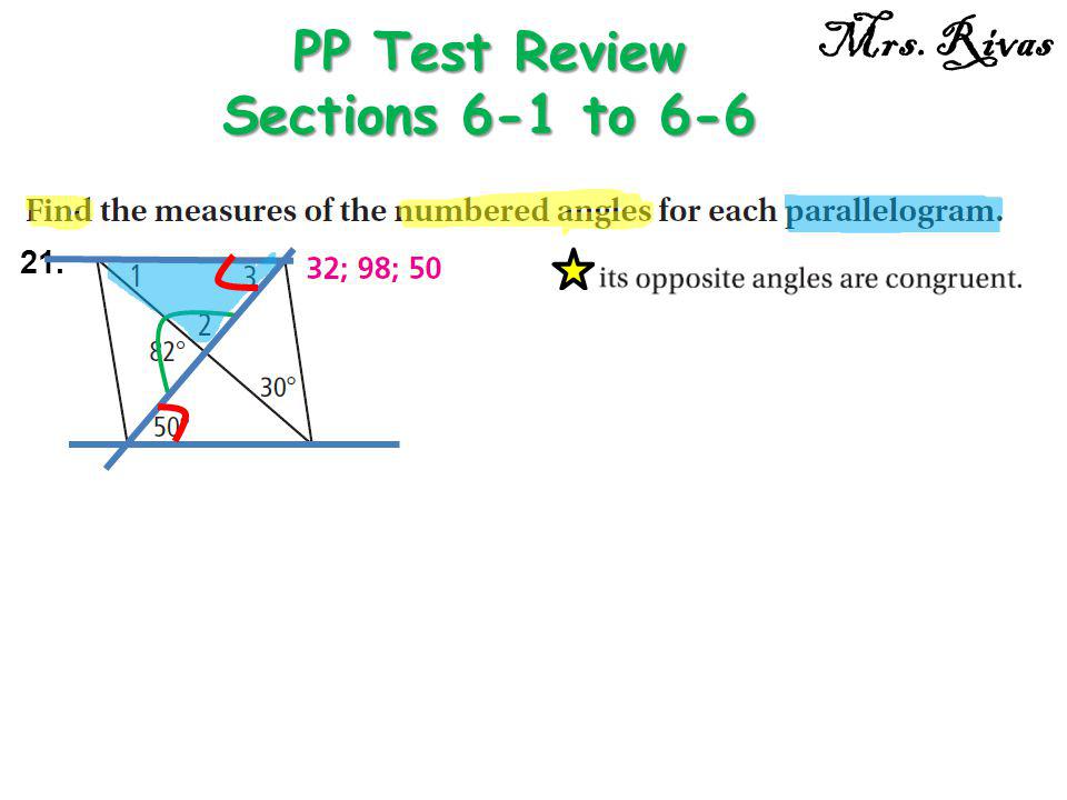 PP Test Review Sections 6-1 to 6-6
