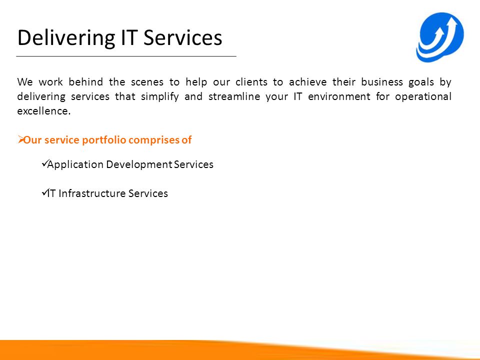 Delivering IT Services