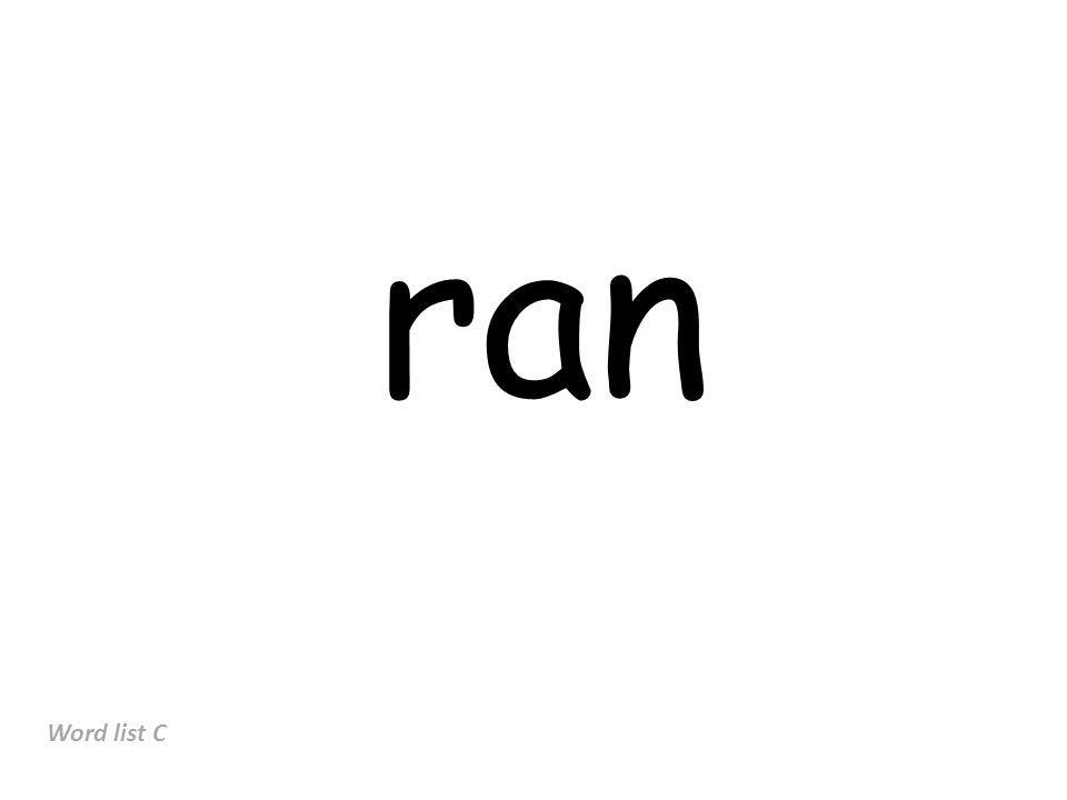 ran Word list C