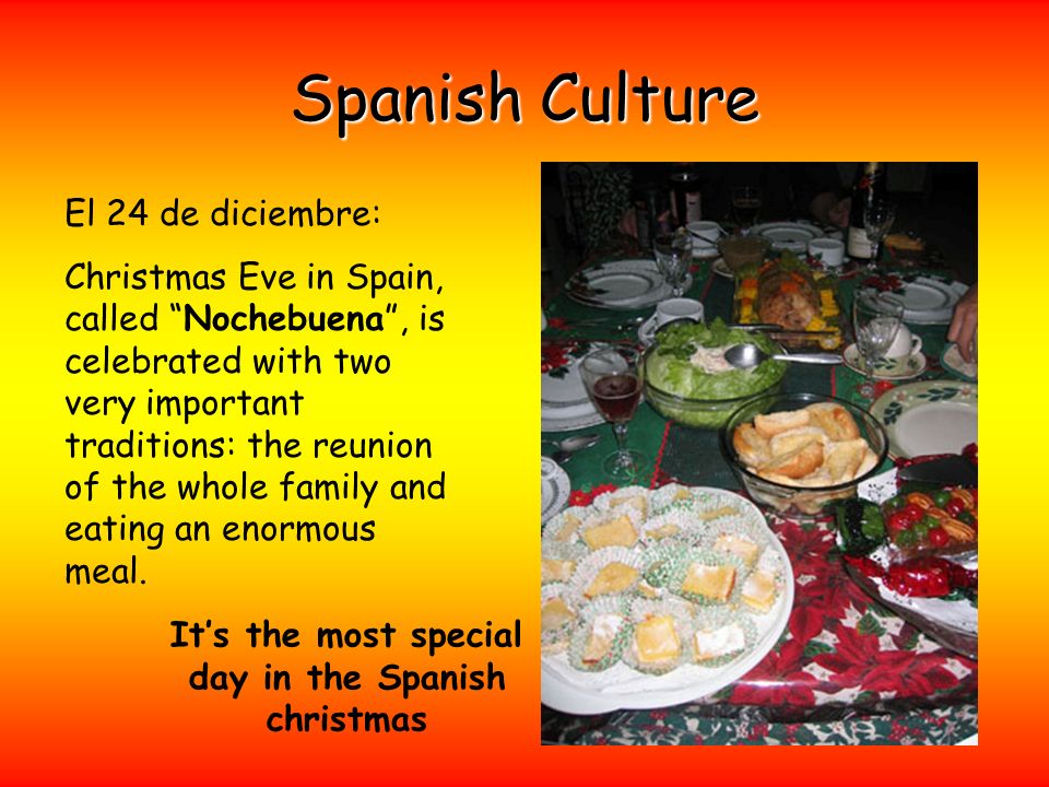 It’s the most special day in the Spanish christmas