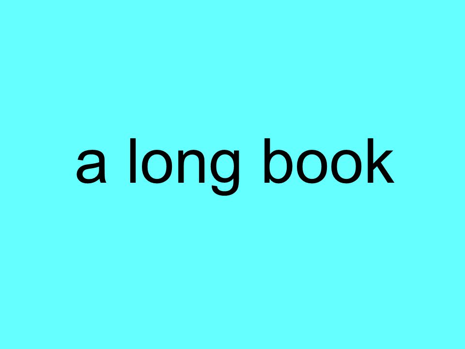 a long book