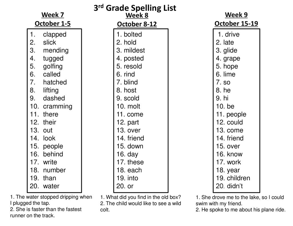 3rd+Grade+Spelling+List+Week+7+October+1-5+Week+8+October+8-12+Week+9.jpg