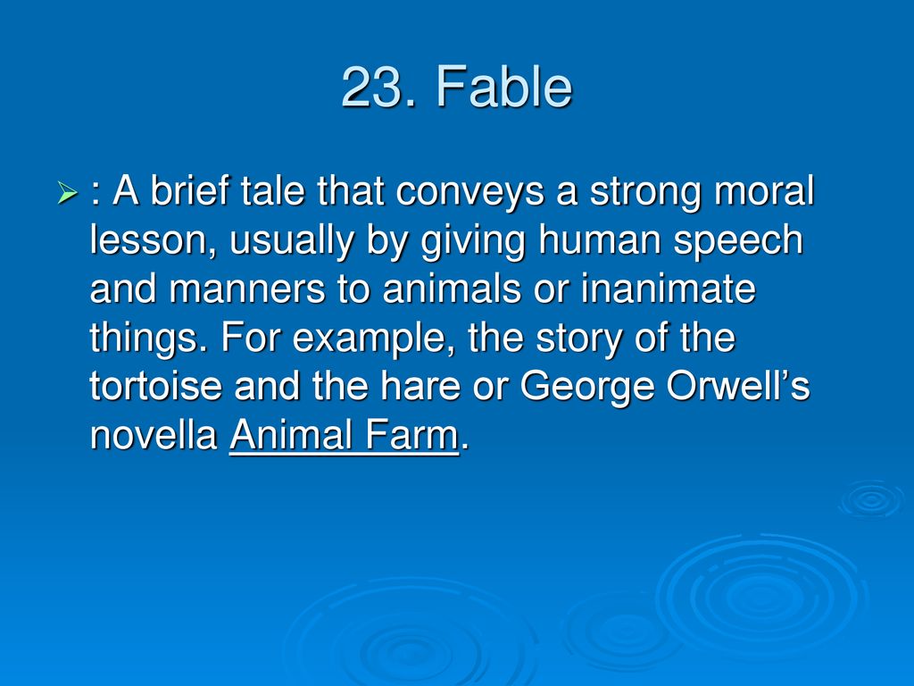 23. Fable