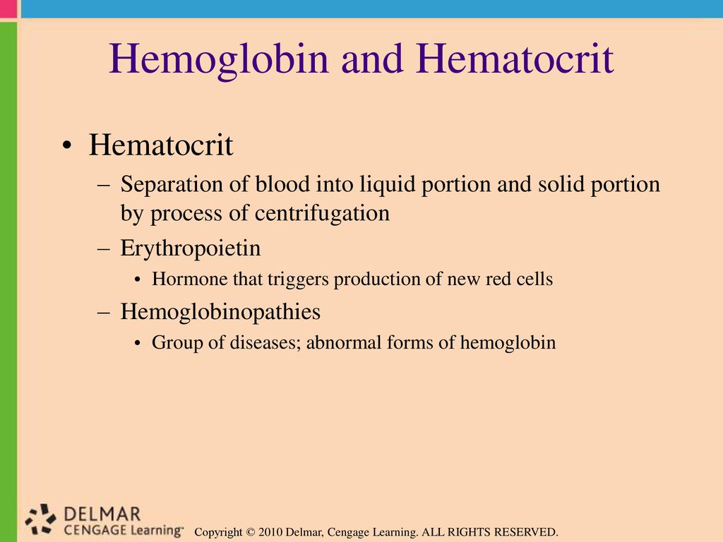 Hemoglobin and Hematocrit